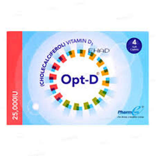 Picture of Opt D 25000iu Cap 4x1s